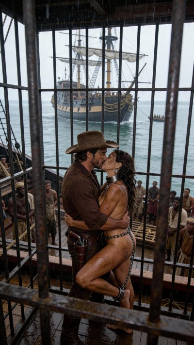 Unreal Sadness caged storm ship scene