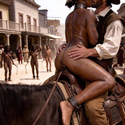 Unreal Sadness public escort horseback scene
