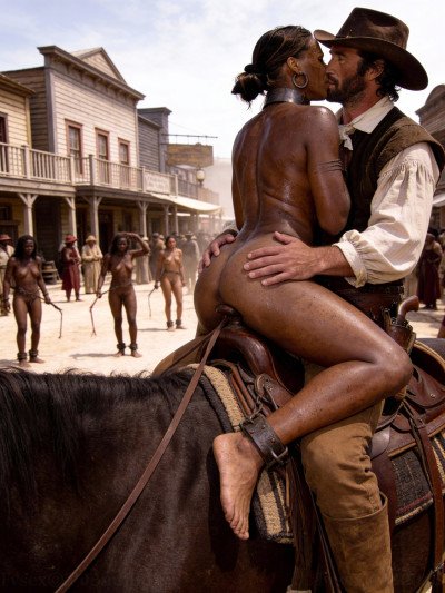 Unreal Sadness public escort horseback scene