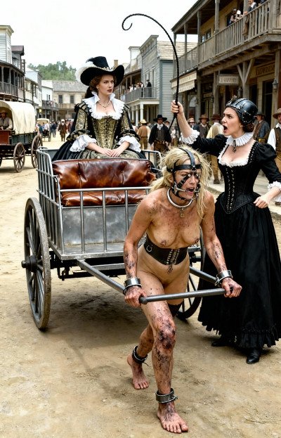 PonyPlay Cart Puller &ndash; Slave Woman Art