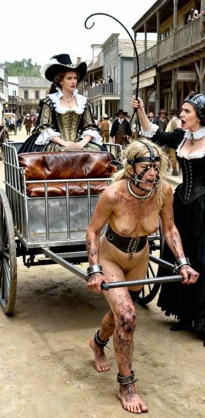 PonyPlay Cart Puller &ndash; Slave Woman Art