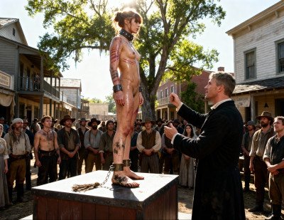 PonyGirl Under Control at Auction